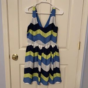 Striped bright dress